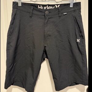 Hurley Men's Black Stretch All Day Hybrid Shorts Walk Swim board shorts Size 30